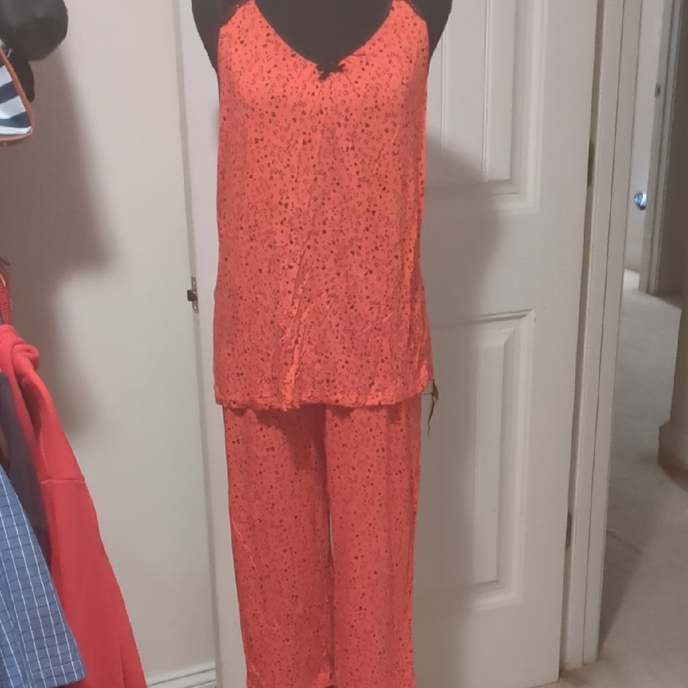 Apt. 9 Women's Vibrant Coral Sleepwear Set